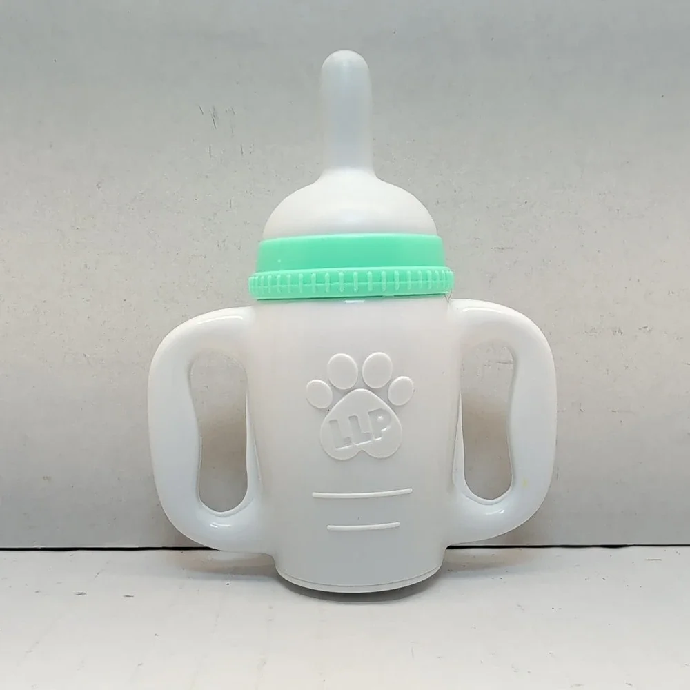 Little Live Pets White and Mint Green Replacement Toy Baby Bottle Accessory